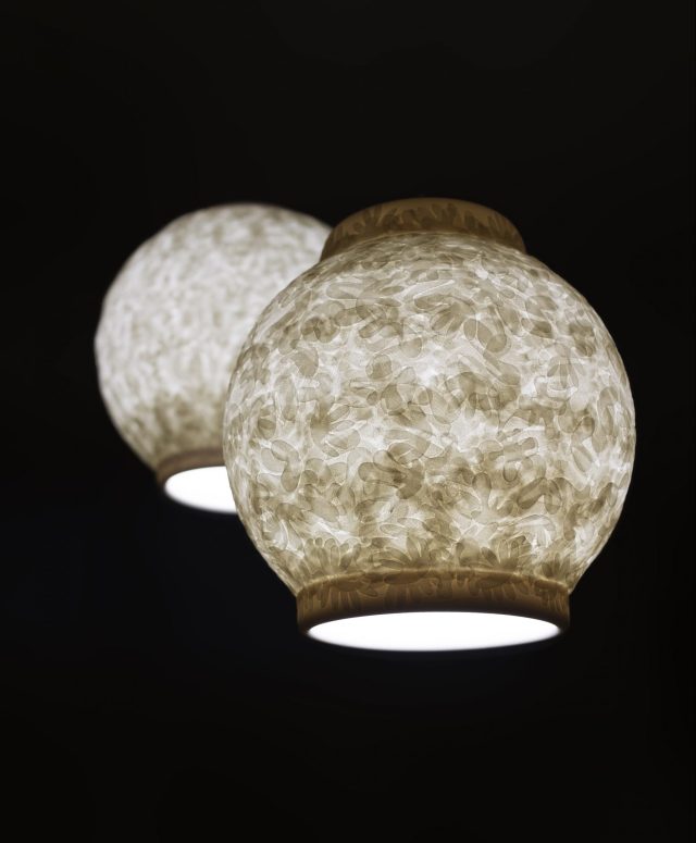 porcelain handmade lamp