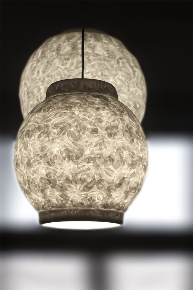 porcelain handmade lamp